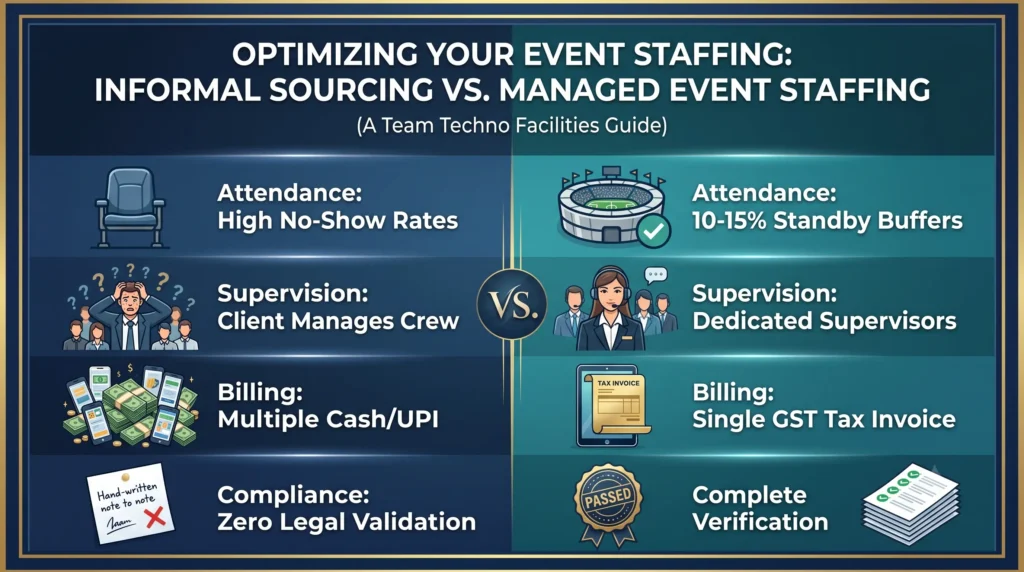 Event Staffing Solutions Guide team techno facilities